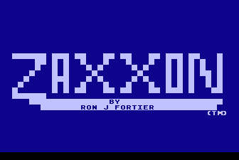 Screenshot of Zaxxon