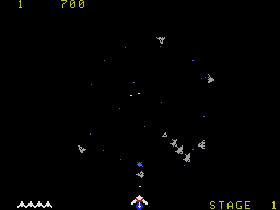 Screenshot of Gyruss