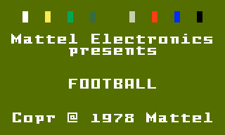 Screenshot of Intellivision-Intelligent Television Demo