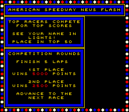 Screenshot of American Speedway (Set 1)