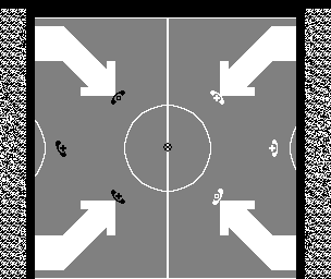 Screenshot of Atari Soccer