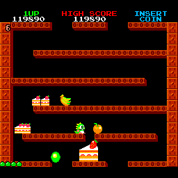 Screenshot of Bubble Bobble