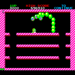 Screenshot of Bubble Bobble