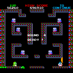 Screenshot of Bubble Bobble