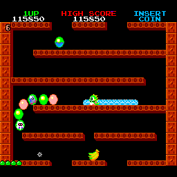 Screenshot of Bubble Bobble