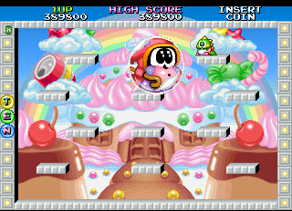 Screenshot of Bubble Bobble 2 (World)