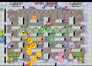 Screenshot of Bubble Bobble 2 (World)