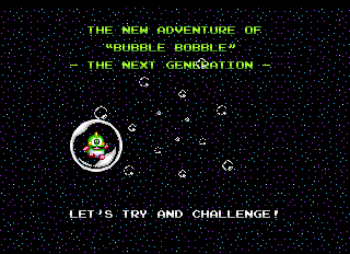 Screenshot of Bubble Bobble 2 (World)