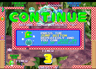 Screenshot of Bubble Memories-The Story of Bubble Bobble 3 (World)