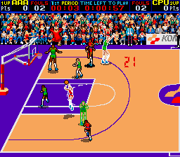 Screenshot of Double Dribble