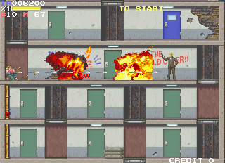 Screenshot of Elevator Action Returns (World)