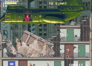 Screenshot of Elevator Action Returns (World)