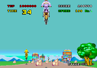 Screenshot of Enduro Racer