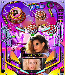 Screenshot of Gals Pinball