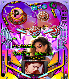 Screenshot of Gals Pinball