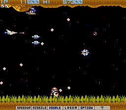 Screenshot of Gradius