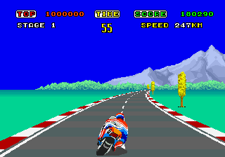 Screenshot of Hang-On