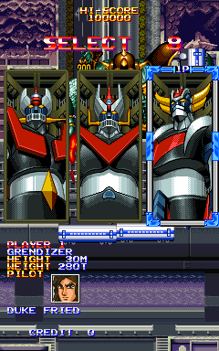 Screenshot of Mazinger Z