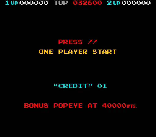 Screenshot of Popeye (Revision D)