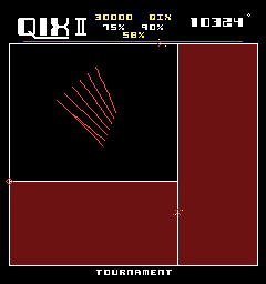 Screenshot of Qix II (Tournament)