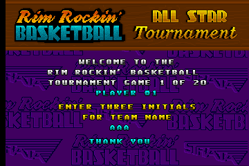 Screenshot of Rim Rockin Basketball (V22)