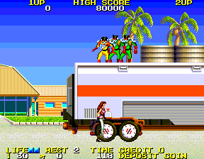 Screenshot of Rolling Thunder 2