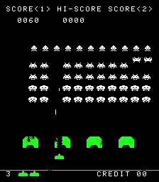 Screenshot of Space Invaders