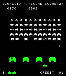 Screenshot of Super Invaders