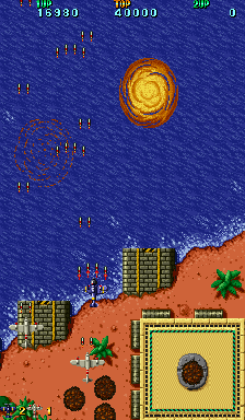 Screenshot of Twin Hawk (World)