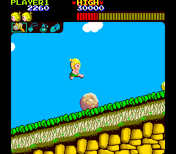 Screenshot of Wonder Boy Deluxe