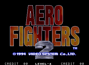 Screenshot of Aero Fighters 2