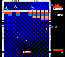 Screenshot of Arkanoid