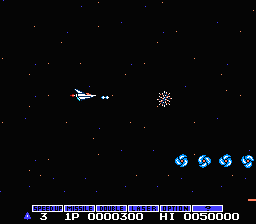 Screenshot of Gradius