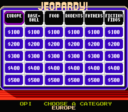 Screenshot of Jeopardy