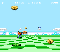 Screenshot of Space Harrier