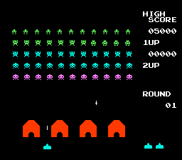 Screenshot of Space Invaders