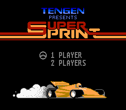 Screenshot of Super Sprint