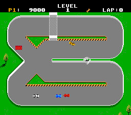 Screenshot of Super Sprint