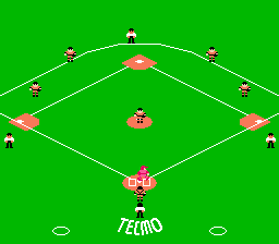 Screenshot of Tecmo Baseball