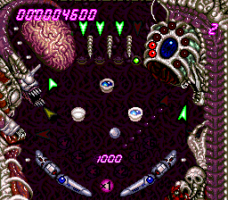 Screenshot of Alien Crush (Jap)