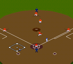 Screenshot of College Pro Baseball 90