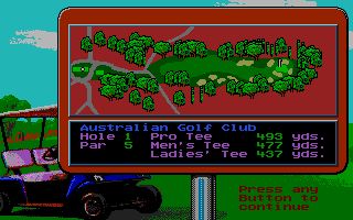 Screenshot of Jack Nicklaus Turbo Golf