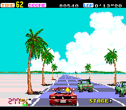 Screenshot of OutRun