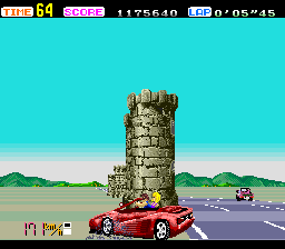 Screenshot of OutRun