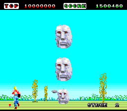 Screenshot of Space Harrier