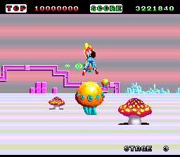 Screenshot of Space Harrier