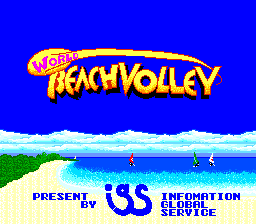 Screenshot of World Beach Volley (J)