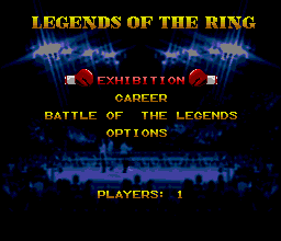 Screenshot of Boxing Legends of the Ring