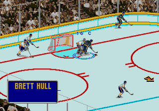 Screenshot of Brett Hull Hockey 95