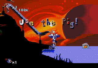 Screenshot of Earthworm Jim 2